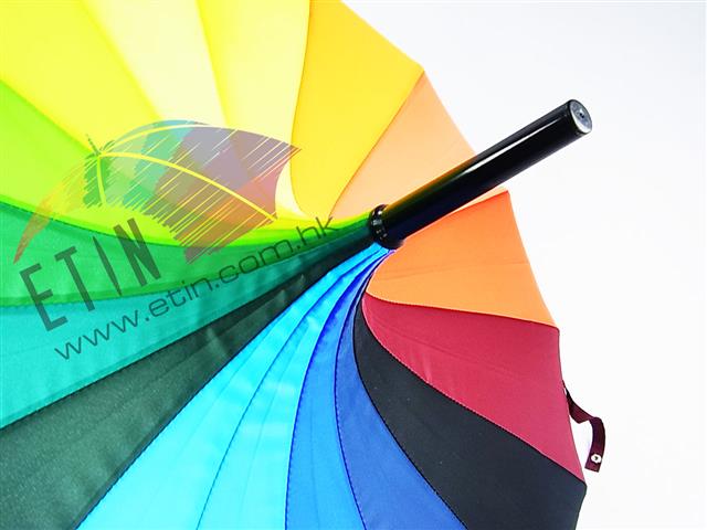 Etin Gyro design sharp rainbow umbrella A017